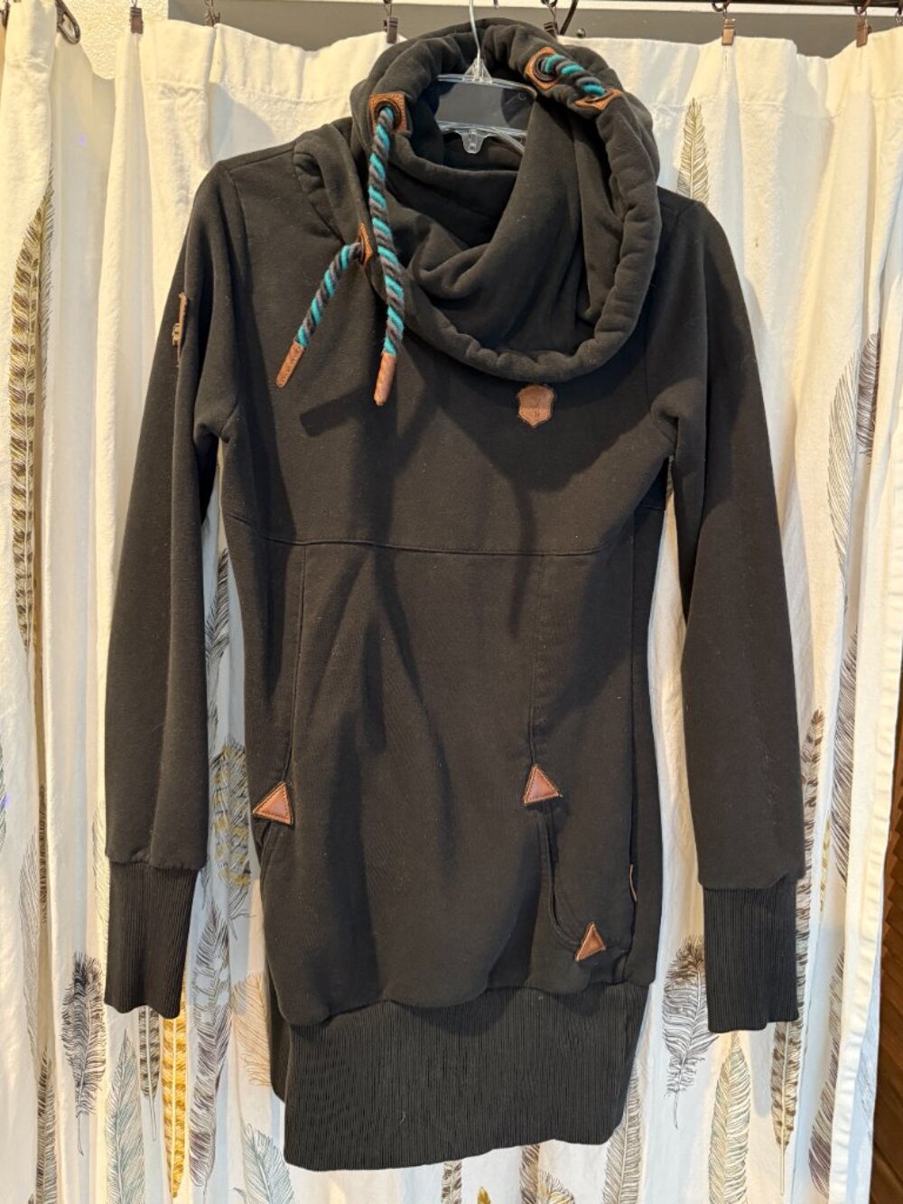 Naketano Lange VIII Brave New Word Black Hoodie MD